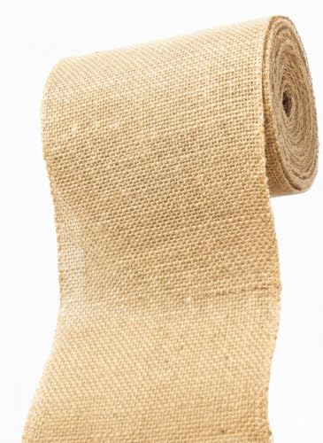 Natural Jute Burlap Ribbon (30 Foot)
