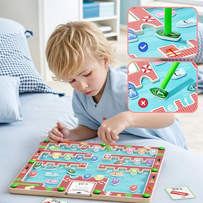Magnetic Alphabet Maze
