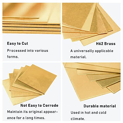12 Gauge Brass Sheet