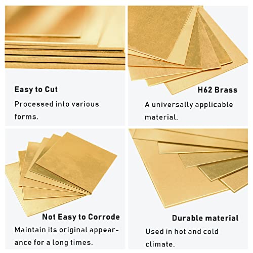8 Gauge Brass Sheet (2 Sq Ft)