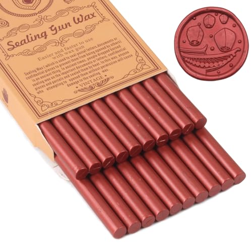 Metallic Red Sealing Wax Sticks