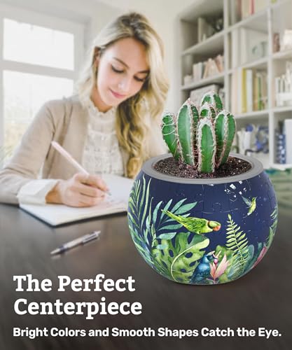 3D Puzzle Planter 80 Pieces