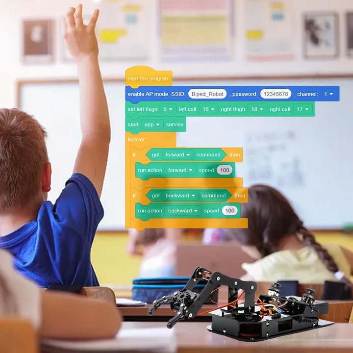 4 DOF ESP32 Robotic Arm Kit for Kids 8