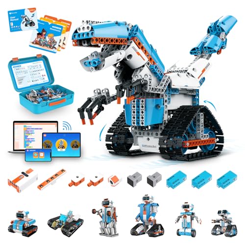 E7 Pro Coding & Remote Control Robot Kit for Kids 8+