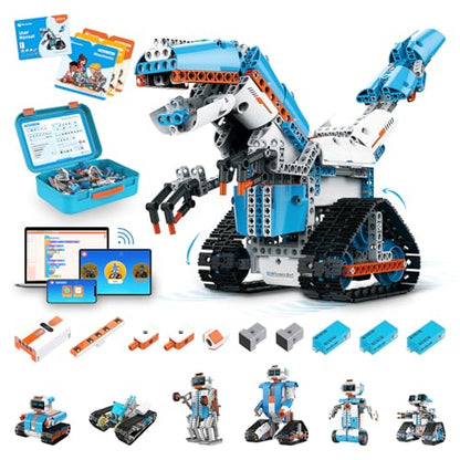 E7 Pro Coding & Remote Control Robot Kit for Kids 8+