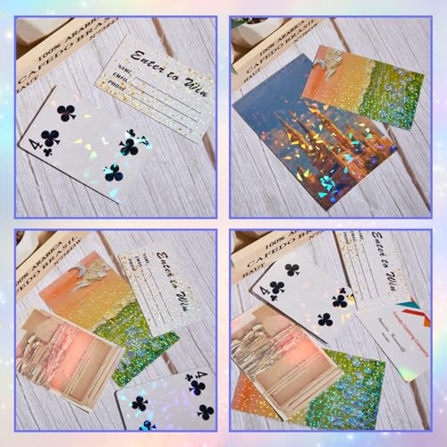 60 Sheets Holographic Laminate Sheets (60 Count)