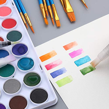 36 Colors Watercolor Paint Set