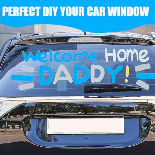 Window Chalk Markers for Cars Glass Washable