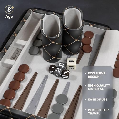 Magnetic Travel Backgammon Sets for Adults