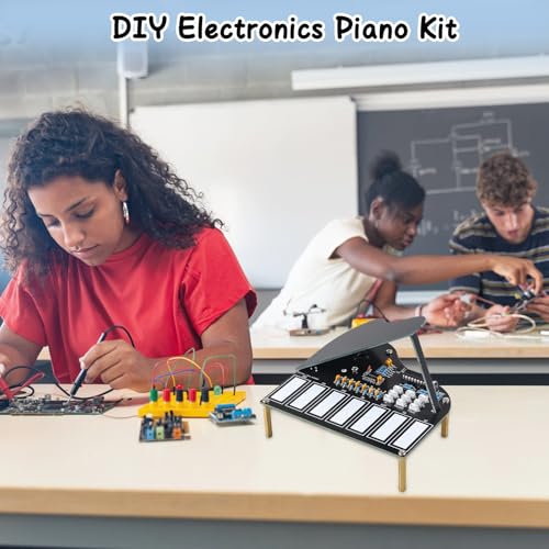 7 Key Electronic Piano Soldering Practice Kit for Teens & Students