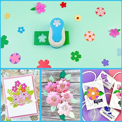 Flower Hole Punch for Craft Size Out 1