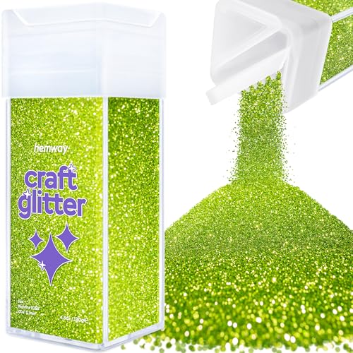 Craft Glitter Shaker Lime Green 130g Microfine (3.8 Ounce)