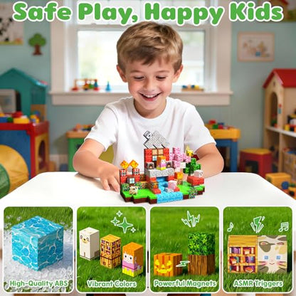 100PCS Magnetic Blocks (100 Count)