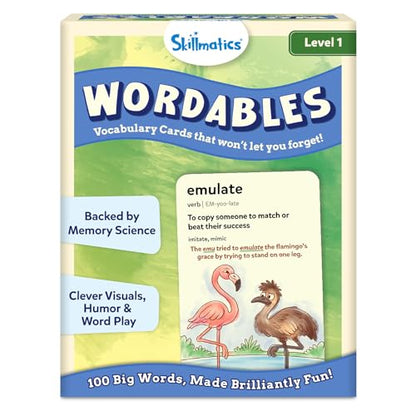 Educational Vocabulary Flash Cards for Kids