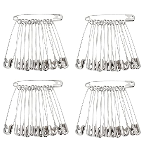 1000 PCS 28mm Safety Pins Nickel Plated (1000 Count)