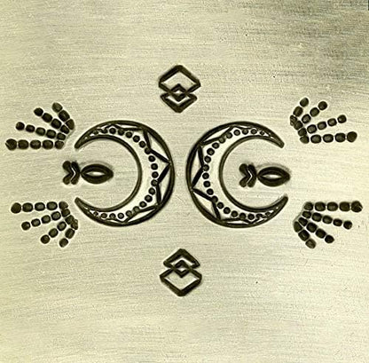 ImpressArt - Signature Geometric Mandala Metal Stamp Pack, Steel Punches for Metal Stamping (Pack of 5)
