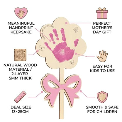 DIY Mothers Day Crafts for Kids Handprint Art