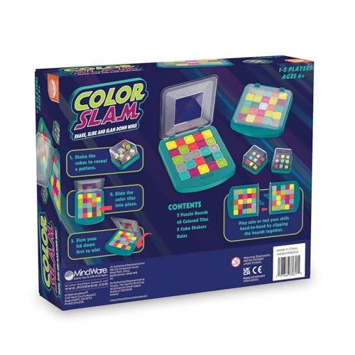 Color Slam Sliding Puzzle Game for 6 Year Olds and Up
