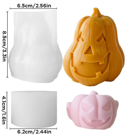 2 Pcs Halloween Candle Silicone Molds (2 Count)