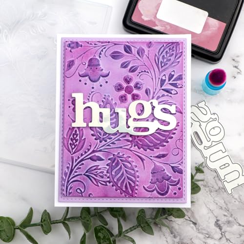 3D Morning Glory Embossing Folders for Card Making
