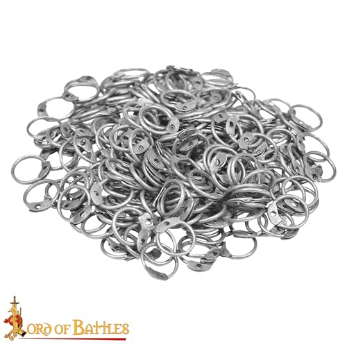200G 1Kg Chainmail Loose Rings for Armor Crafting Perfect for DIY Chainmail Projects & Armor Repairs