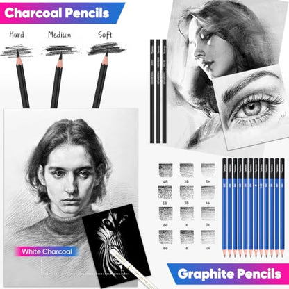 81 Pack Art Supplies for Adults (81 Count)
