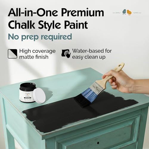 Starless Night 8 Fl Oz Chalk Paint for Furniture All in One