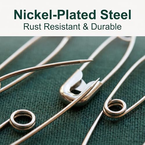 Curved Safety Pins (50 Count)