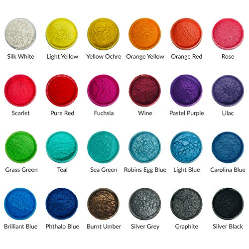 Mica Powder Pigment Powder for Epoxy Resin (25.9692 Fl Oz)