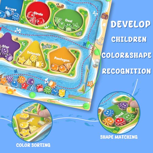 Magnetic Color & Shape Maze (36 Count)