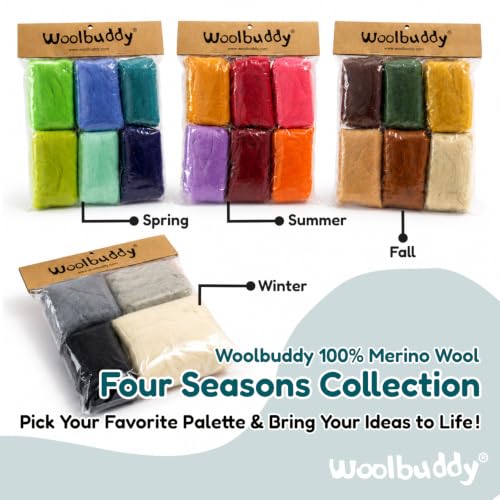 Wool Roving Kit for Needle Felting