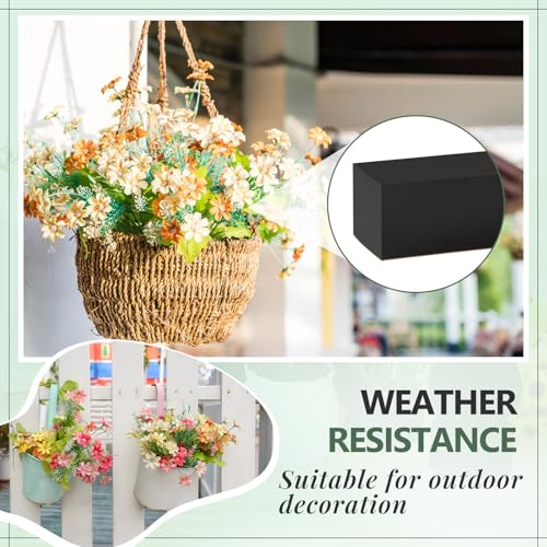 8 Pcs Reusable Floral Foam Blocks Water Weather Resistant Dry Floral Foam for Artificial Flower Arrangements Outdoor Flower Boxes Outside Hanging Planters Wedding Home Decor (8 Count)