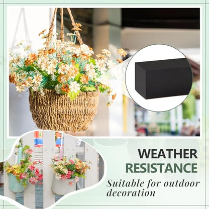 8 Pcs Reusable Floral Foam Blocks Water Weather Resistant Dry Floral Foam for Artificial Flower Arrangements Outdoor Flower Boxes Outside Hanging Planters Wedding Home Decor (8 Count)
