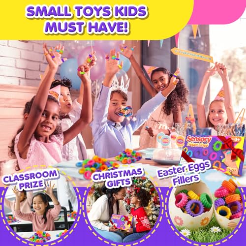 Fidget Toys Sensory Rings for Kids (18 Count)