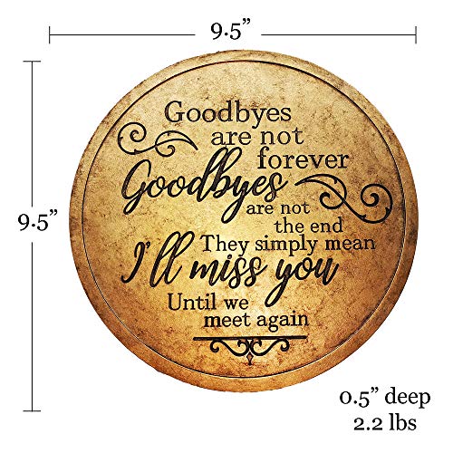 Garden Décor Goodbyes Stepping Stone