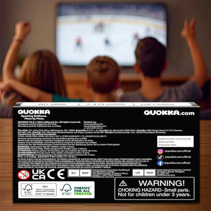 Hockey Fast Paced Card Game for Kids and Adults