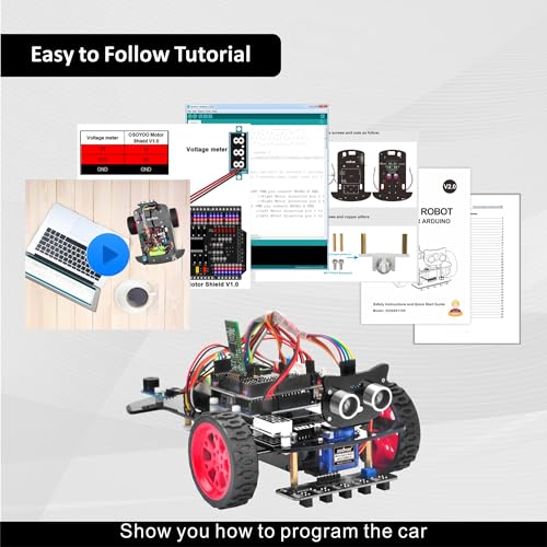 Smart Robot Car Kit for Arduino Adult Teen Robotic Assembly Starter