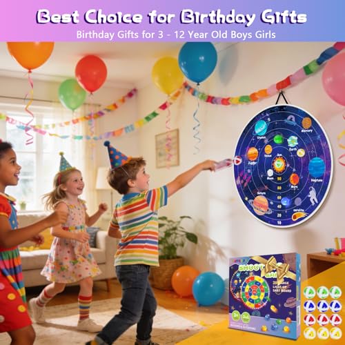 2 in 1 29" Large LED Dart Board for Kids
