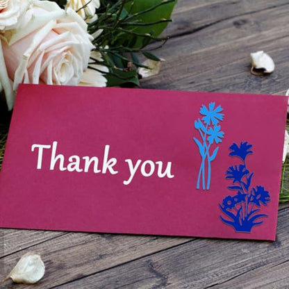 31PCS Flower Metal Die Cuts Wildflower Metal Cutting Dies Flower Leaf Shape Embossing Scrapbooking Cuts Stencil Leaves Embossing Paper Dies for Card Making Album Decorative (31 Count)