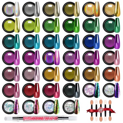 Mirror Chrome Nail Powder Set (14.4 Ounce)