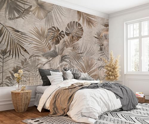 Jungle Wallpaper Vintage Tropical Plants Wall murals for Bedroom 182"x120"