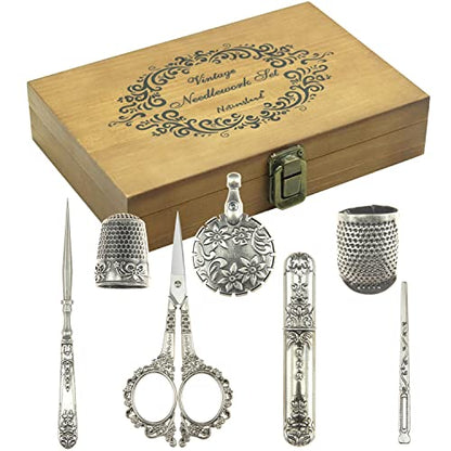 Vintage Embroidery Scissors Set