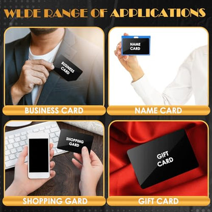 100 Pcs Metal Business Cards Aluminum Laser Engraving Blanks