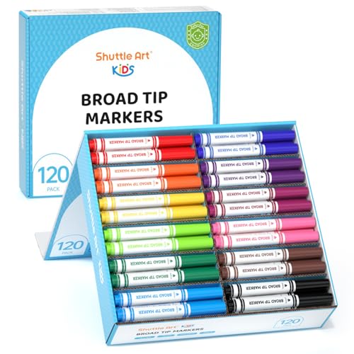 120 Count Washable Markers