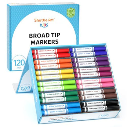 120 Count Washable Markers