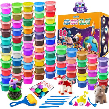 Air Dry Clay 80 Colors