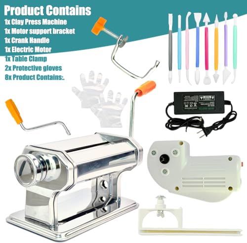 Electric Polymer Clay Roller Machine