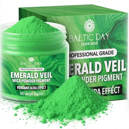 Emerald Veil Green Mica Powder 2 oz (2 Ounce)