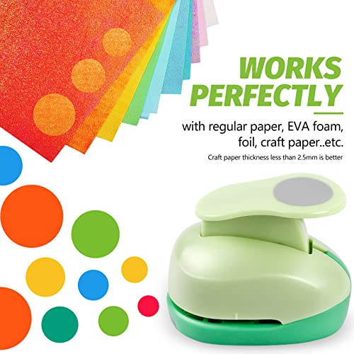 Circle Punch Craft Hole Punch for Paper Crafting 5 Different Size (5 Count)