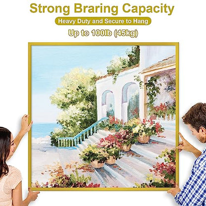 88Pcs Heavy Duty Picture Hanging Wire Kit (87 Count)